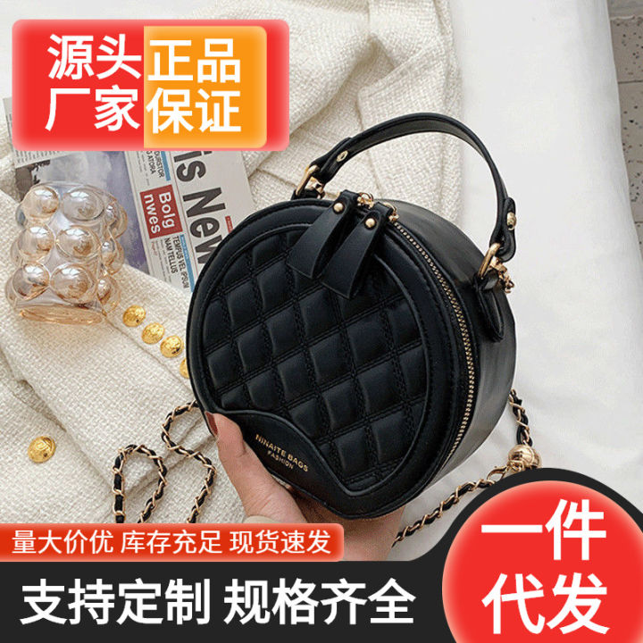 2024 popular new trendy and versatile crossbody bag spring and summer ringo chain small bag women's fashion handbag small round bag