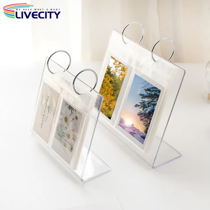 Double-sided%20Photo%20Display%20Stand%20Compact%20Acrylic%20Flip-up%20Mini%20Photo%20Album%20Showcase%20Memories%20with%2034/68%20Pockets%20Perfect%20Tabletop%20Picture%20Display%20Stand%20Photo%20Display%20Stand%20-%20Image%209