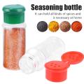 100ml Portable Condiment Storage Jar Plastic Seasoning Bottle Jars For Spices Salt Pepper Empty Bottle Kitchen Salt Shaker. 