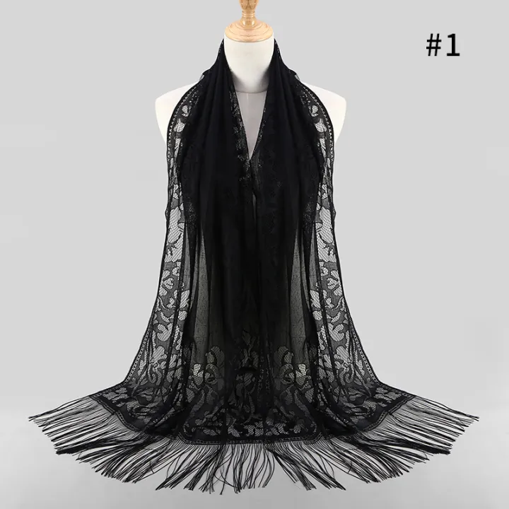 Solid%20Color%20Hollowed-Out%20Buds%20Tassel%20Silk%20Flowers%20Wear%20Hijab%20With%20Nakab%20-%20Image%202