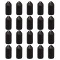 Spare parts 20Pcs M12*20mm Alloy Steel HEX Hexagon Socket Set Screws Tight Core Point Grub Screw.