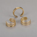 【HOT】 3PCS Fashion Ins Open Toe Rings For Women Adjustable Simple Minimal Hollow Summer Beach Smooth Feet Ring Jewelry On Foot Luolong. 