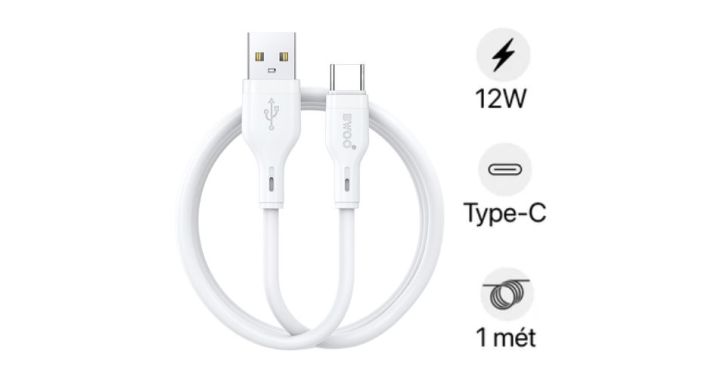 Bwoo%20BO-X286C%20USB%20Male%20to%20USB%20Type-C%20Male,%201%20Meter,%20White%20Charging%20&%20Data%20Cable%20-%20Image%204