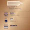 Durex Real Feel Skin on Skin Feel Condom - 10Pcs Pack(Thailand). 