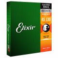 ELIXIR 45-130 LIGHT NANOWEB 5-STRING FOR BASS GUITAR (CHINESE). 