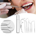Metal Toothpick Non-Slip Metal Portable Toothpick Flosser with Storage Case Set. 
