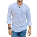 Trendy Men's White Colour Formal Katua, Trendy casul shirt - Panjabi - Panjabi For Men. 
