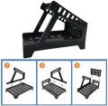 Label Holder, Thermal Label Holder for Rolls and Fan-fold Labels, Shipping Label Roll Holder, Label Dispenser for 4x6 Labels Work with Thermal Label Printer.