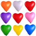 Heart Shape Love Balloon Multicolour - 20 Pieces. 