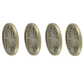 4X CW Morse Code Commemorative Coins CW Training Coin Morse Code Training Coin for Novice Radio Enthusiasts. 