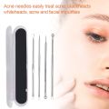 4pcs Stainless Steel Acne Removal Needle Blackhead Pore Cleaner Needles Pimple Spot Extractor Cleanser Beauty Tools. 
