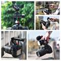 2X Universal DSLR Camera Rig Hand Grip Camera Top Cold Shoe Mount 1/4 Inch & 3/8 Inch Holes Aluminum Alloy Camera Handle.