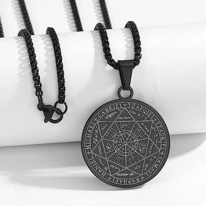 Seal%20of%20The%207%20Archangels%20Pendant%20Necklaces%20for%20Men%20Seal%20of%20Solomon%20Spiritual%20Talisman%20Protection%20Amulet%20Stainless%20Steel%20Jewelry%20-%20Image%206