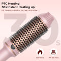 32mm Thermal Brush Heated Curling Iron Brush 1.25inch Round Brush Ceramic Hair Curler Volumizing Brush LCD Display Curling Comb. 