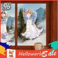 HelloWorld Angel Stickers Eye-catching Wide Application Christmas Wall Stickers. 