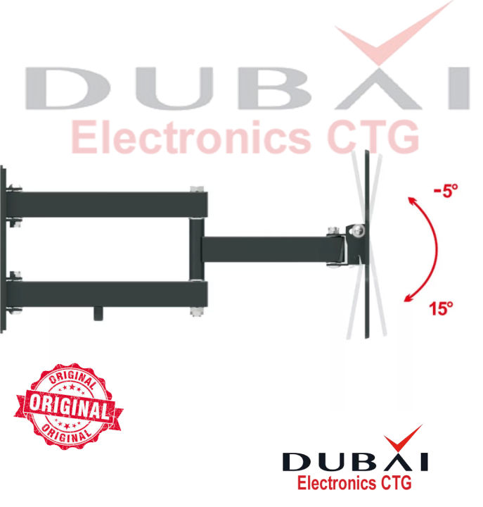 32%20To%2055%20inch%20LED/LCD/PLASMA%20Flat%20Panel%20TV%20Wall%20Moving%20Mount%20-%2014%20To%2055%20Inch%20-%20Black%20-%20Image%204