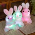 Light Up Rabbit Plush Toy Cute Colorful Light Up Plush Stuffed Animal Rabbit Doll Kawaii Bunny Peluche Christmas Gift for Kids. 