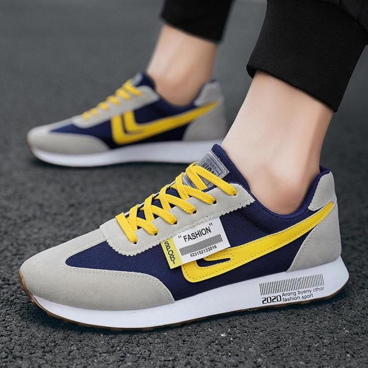 New Sports Shoes Men's Casual Trendy Running Shoes All-Match Board Shoes Breathable mesh Red Fashion Trendy Shoes