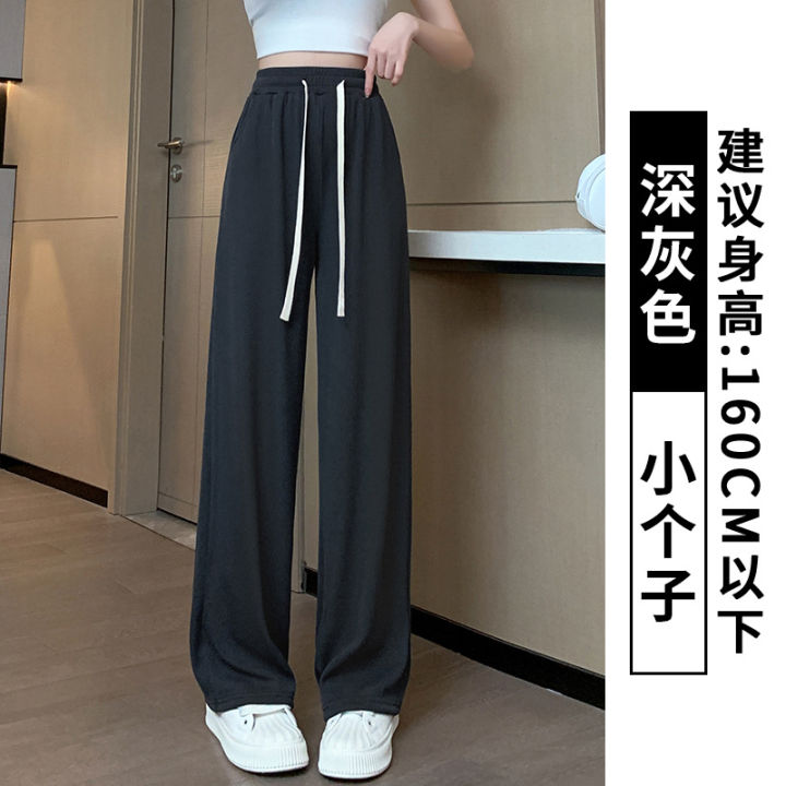 Women's%20Narrow%20Wide-Leg%20Pants%20Straight%20Sports%20Pants2023Spring%20and%20Summer%20New%20Small%20High%20Waist%20Drooping%20White%20Casual%20Pants%20-%20Image%209