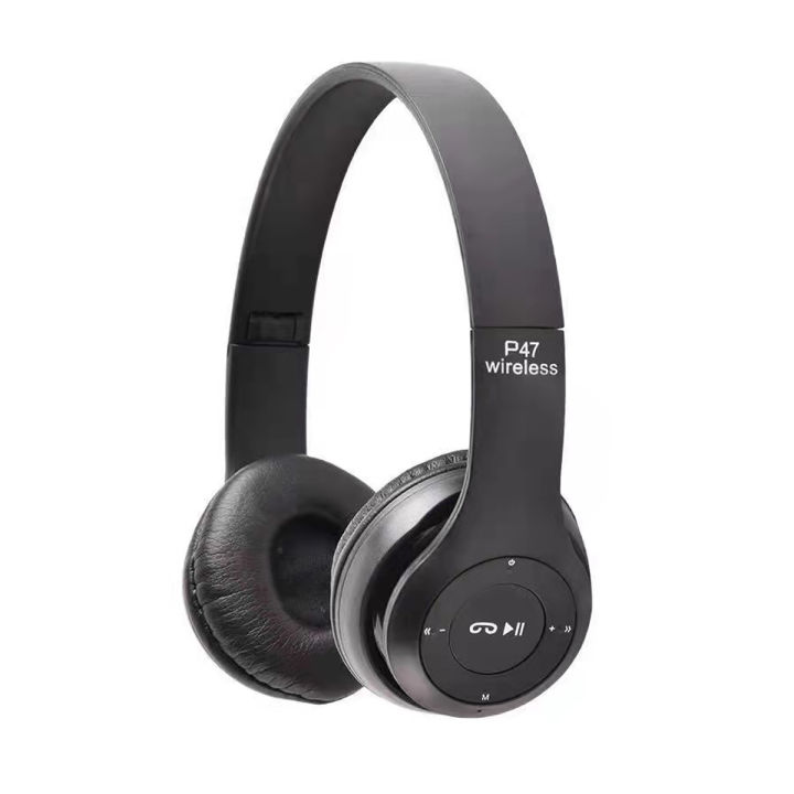 P47 - Wireless Bluetooth Headphone - Black