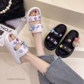 Disney StellaLou Creative Platform Shoes Soft Thick Bottoms Outdoor Slippers Women Fashion Korean Luxury Sandals Y2k Flat Shoes. 
