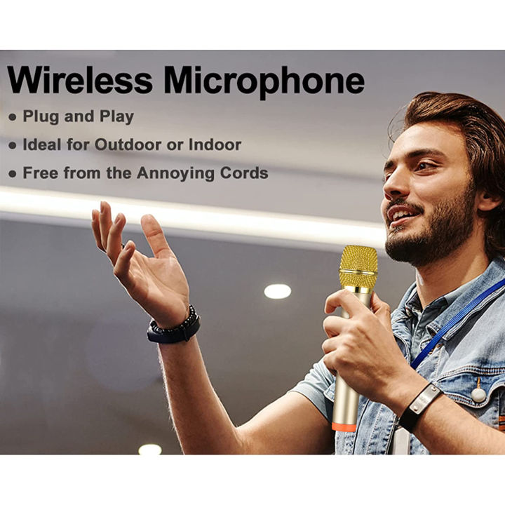 Heikuding%20Wireless%20Microphone%20UHF%20Dual%20Cordless%20Dynamic%20Mic%20System%20with%20Rechargeable%20Receiver%20for%20karaoke%20Singing%20Dj%20Microphone%20-%20Image%204