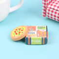 1Pcs 1:12 Dollhouse Miniature Simulation Kitchen Pizza Small Ornament Model DIY Kid Toy Accessories Fengshi.