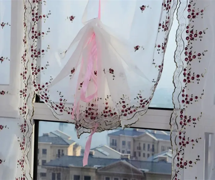 100*80cm%20Strawberry/Butterfly%20Pattern%20Curtain%20Flower%20Tulle%20Finished%20Product%20Quality%20Window%20Screens%20Curtain%20Home%20Decoration%20-%20Image%206
