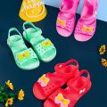Summer New Girls' Plastic Sandals Student Small Medium Large Children's Shoes Korean-Style Girls' Waterproof Integrated Plastic Shoes. 