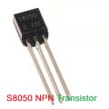 10Pcs- S8050 S-8050 8050 NPN 40V 500mA Low Power Transistor Bipolar Junctions Transistor BJT General Purpose Transistor TO-92 Package 3Pin Leads Silicon NPN Transistor. 