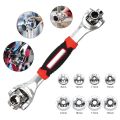 360 Degree Multipurpose Wrench 8 in 1 Tools Socket Works Universal Ratchet Spline Bolts  Sleeve Rotation Hand Tools. 