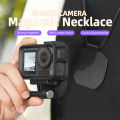 Magnetic Action Camera Chest Mount Quick Release Compatible For Pocket 3/Action/Insta 360 Action Camera Bracket Accessories. 