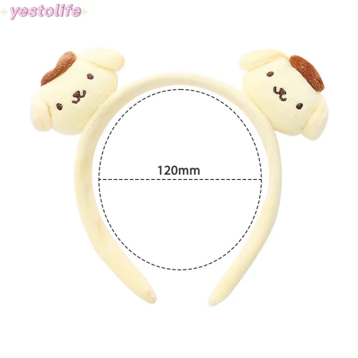%5BY%5D%20Plush%20Animal%20Headband%20Double-headed%20Kuromi%20Melody%20Female%20Cute%20Simple%20Makeup%20Face%20Wash%20Headwear%20Y%20-%20Image%204