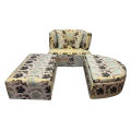 Florobella Floral Storage Divan Sofa With Ottoman/ Living Room Sofa Set/ Floral Print Sofa/ Two Seater Armless Sofa With Extra Deep Seater - Sofa Set. 