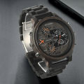 Cross-border men's giant watch trend multi-functional high-value large dial wooden watch with detached watch wholesale.