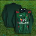 Bangladesh full sleeve Cricket Jersey 2026/27 - Long Sleeve Collar Polo ODI Jersey for Men - Bangladesh Cricket Jersey 2026.