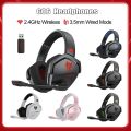 NUBWO G06 Wireless Gaming Headset for PS5 PS4 PC Laptop Over Ear Headphones with Mic 2.4G BT Wired/Wireless Bluetooth Headset Fo.