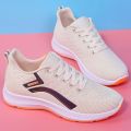 2023Spring and Summer Women's Mesh Surface Shoes Student Sneakers Breathable Light Running Shoes Casual Shoes Soft Bottom Travel Net Shoes. 
