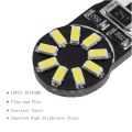 【2pcs/set】(T10) 360 Degree Car LED Door Light Reading Light Car Light Festoon Reading Dome License Plate Lamp Auto Interior Bulb DC12V-WHITE.