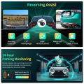 11.3 Imagebon H50 Dash Cam 4K ADAS Wireless CarPlay Android Auto 3 Channel Recording Time Lapse 24h Park Monitor Black Box.