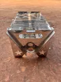 Mirage Folding Barbecue Grill Portable Folding Campfire Grill for Outdoor Bbq Camping Lightweight Rustproof Corrosion Resistant Barbeque Grill for Travelers in Asia Camping Accessories.