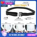 Adjustable Near Shirt-Stay Best Shirt Stays Black Tuck It Belt Shirt Tucked Men. 