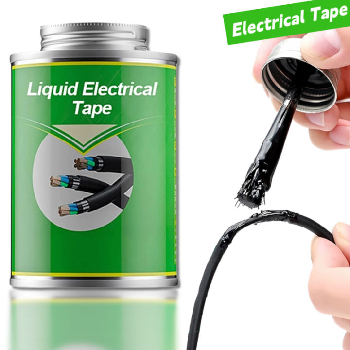 Liquid Electrical Tape 100/260ml Insulating Tape Repair Rubber Electrical Wire Cable Coat Fix Line Glue Liquid Insulation Paste SnowWhite