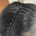 Black Metal Wavy Headband Men Women Hair Band Head Hoops Bands Sport Headbands Headwear Hairband Bangs Holder Hair Accessories. 