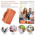 New Makeup Bag for Travel Toiletry Kit Large-Capacity Cosmetic Pouch Woman Multifunction Pu Organizer Case Portable Handbag.