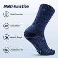 5 Pairs Merino Wool Socks for Men Thick Thermal Socks Warm Winter Outdoor Sports Boot Socks Breathable Hiking Socks for Cold. 