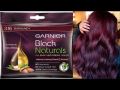 Garnier Black Naturals Oil Enriched Creme Hair Colour Burgundy 20ml + 20ml 2packets. 