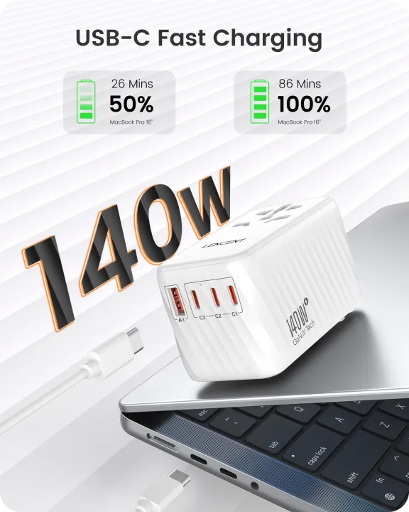 LENCENT%20140W%20Universal%20Travel%20Adapter,%20International%20Plug%20Adaptor,%20GaN%20Fast%20Charger%20with%203%20Type%20C+1%20USB%20A,%20All%20in%20One%20Travel%20Essentials,%20Worldwide%20Outlet%20Converter%20for%20US%20to%20European%20EU%20UK%20AUS,%20Black%20-%20Image%206