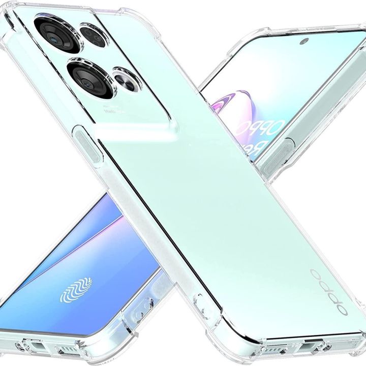 For Oppo Reno 8 Pro 5G - IMPT Premium Silicone Case Crystal Clear Soft TPU Ultra-Thin Transparent Flexible Protective Mobile Phone Back Cover