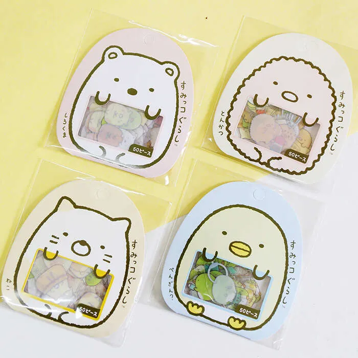 Japanese%20Corner%20Cartoon%20Animal%20Transparent%20PVC%20Pack%20Handheld%20Tent%20DIY%20Gupan%20Decorative%20Sticker%20with%20Over%2050%20Styles%20-%20Image%202